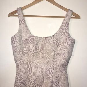 Violet leopard dress